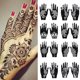 thumbnail image 2 of 2025 New Professional Henna Stencil Temporary Hand Tattoo Body Art Sticker Template Wedding Tool Flower Tattoo Stencil, 2 of 4
