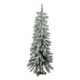 thumbnail image 2 of Northlight 4' Flocked Winter Alpine Slim Artificial Christmas Tree, Unlit, 2 of 2