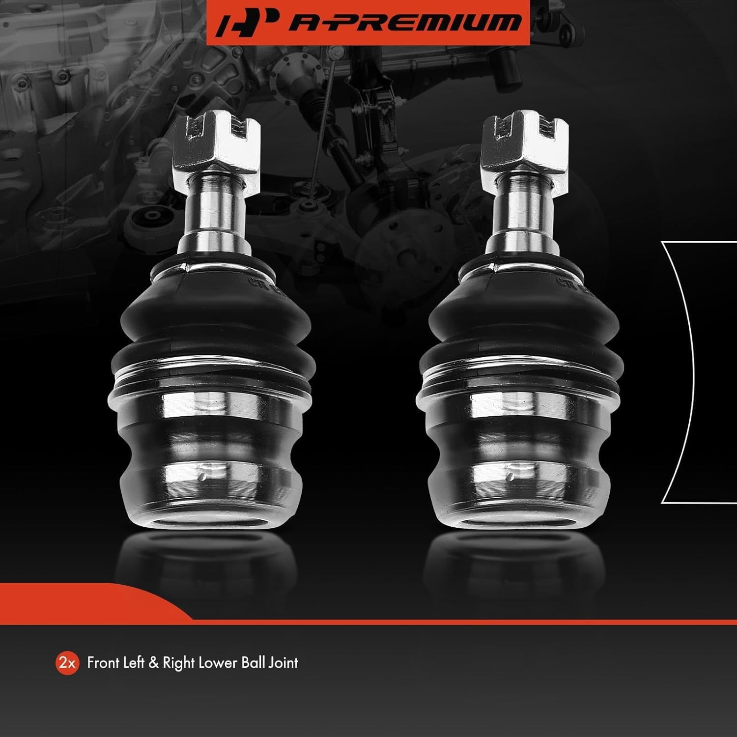 A-Premium 2PCS Front Lower Ball Joints Compatible with Subaru Outback 2000-2019 Forester Impreza Legacy WRX STI XT XV Crosstrek Baja Saab 9-2X Replace# K9513 20206AJ000