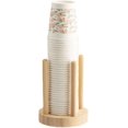 thumbnail image 4 of Disposable Cup Storage Holder, Rack Shelf Water Tea Cups, Wood Dispenser with Longer Stick Mug Display Stand Organizer, 4 of 8