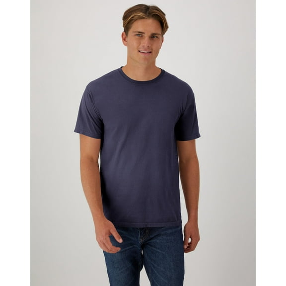 Hanes Unisex Garment Dyed Cotton T-Shirt Anchor Slate L