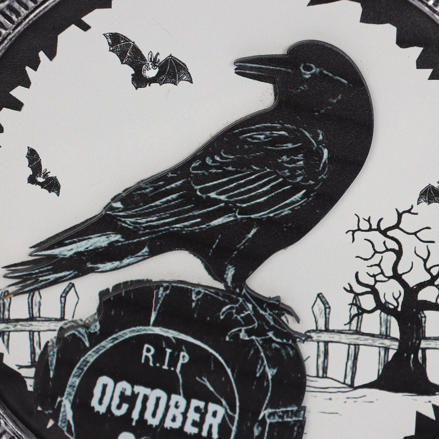 Halloween Home Decor Intérieur Hanging Raven Wall Hang pour Halloween Décorations intérieures 21.6cm