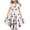Z12-White-4th of july dress, variant on MKOSPLRT Independence Day Dresses for Girls Flying Sleeve Swing Ruffle Tiered Dress Funny Stars Striped Midi Dress 6-15 Years