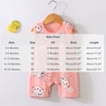 thumbnail image 3 of Tranfacy Boys and Girls 0-24 Months Rompers Sleeveless Bodysuit All Over Print Snap Button Jumpsuit Crawling Wear, 3 of 4