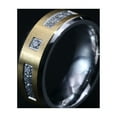 thumbnail image 5 of GY Yellow Gold Plated AAA CZ Matte 8mm Titanium Steel Ring for Men Wedding Band Man Ring, 5 of 7