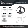 thumbnail image 3 of Dog Harness With D-Rings Adjustable Explosion-proof No Pull Reflective Design Oxford Cloth Harnesses Vest For Hiking Travel Camping Training, 3 of 9