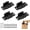 4PC,A, variant on Quick Fitting Furniture Joint Bracket, Heavy-Duty Stainless Steel Corner Brackets, Corner Brace Joint Right Angle Bracket with Screws for Drawers, Cabinets, Chairs, Tables (4PC,B)