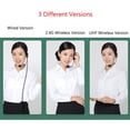 thumbnail image 4 of Amplificateur Vocal Bluetooth avec Microphone Sans Fil UHF pour Réunion de Professeur et d'Enseignant, Portable, Volume Puissant, 4 of 6