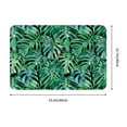 thumbnail image 3 of Daiia Monstera Leaves Front Door Mat, Heavy Duty Durable Welcome Mat for Outdoor Indoor, Dirt Trapper Waterproof Super Absorbent Door Mat, 16" x 24", 3 of 9