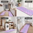 thumbnail image 5 of Pink Purple Cat Eye Skull Butterfly Pattern Kitchen Rugs Sets Of 3,Kitchen Runner Rugs Non Skid Washable,Decorative Kitchen Floor Mats for Kitchen,Sink,Laundry,17"x30"+ 17"x47" + 17"x59", 5 of 6