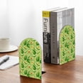 thumbnail image 5 of Naloa Green Avocado 2 Pcs Bookend Large Capacity Office Book Ends for Home Office Library School Study Decoration, 5 of 8