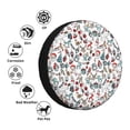 thumbnail image 4 of Pofeuu Christmas Elements Print Spare Tire Wheel Cover for Car Truck SUV Camper Universal Fit Spare Tire Cover RV Spare Tire Covers-17 inch, 4 of 6