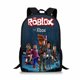 thumbnail image 1 of Roblox-mochila de juego de mundo Virtual para hombre y mujer, bolsa de viaje para estudiantes, bolsa para ordenador, aligeramiento de hombros con cremallera, 1 of 4