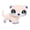 #798, variant on Mini Pet Toy Wolf #2141 with Glasses Accessory Collectible Little Animal Figurine Toys