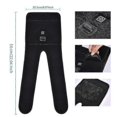 thumbnail image 3 of Heated Knee Brace Heating Pad For Arthritis Pain Relief, 3 Adjustable Temperature Thermal Therapy Heated Knee Pad Knee Protector, 3 of 5