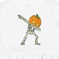 thumbnail image 4 of Inktastic Halloween Dabbing Great Pumpkin Skeleton Girls Toddler Dress, 4 of 5