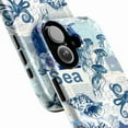 thumbnail image 2 of Combo of 3 Coastal Ocean Collage Phone Case, Blue Sea Starfish Whale Jellyfish Beach Summer Aesthetic Cover Set for iPhone 16 15 14 13 12 11 Pro Max Plus Mini, 2 of 6