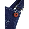 thumbnail image 4 of KIDSCOOL SPACE Boy Overalls,Big Pocket Ripped Adjustable Casual Denim Workwear,Blue,14-15 Years, 4 of 7