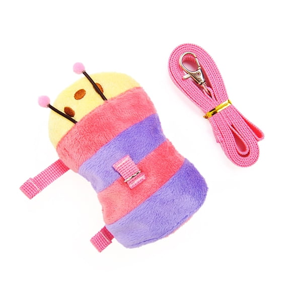 Guineas Pigs Harness and Leash with Safety Bells Hamster Ferrets Harnesses and Leash None Pulling Walking Vests