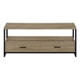 thumbnail image 5 of TV Stand Tv Stand, 48 Inch, Console, Media Entertainment Center, Storage Drawers, Living Room, Bedroom, Brown Laminate, Black Metal, Contemporary, Modern,Entertainment Center, 5 of 11