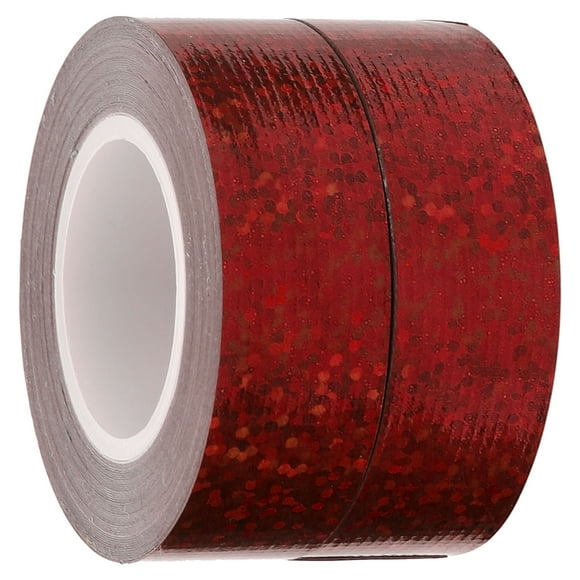 FONDOTIN Thick Red Colored Duct Tape Roll with Strong Viscosity for Metal Fabric Tile Use