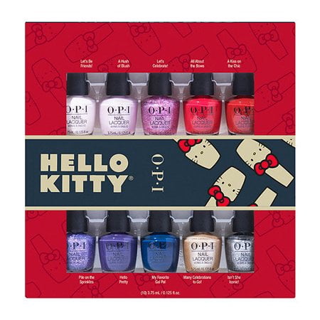 OPI Mini Hello Kitty Collection Holiday 2019 Nail Lacquer Set of