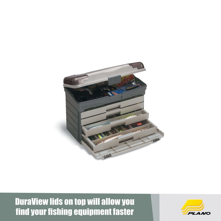 Plano Fishing Guide Series 4-Drawer Tackle Box, Graphite/ Sandstone - Walmart.com Plano Fishing Guide Series 4-Drawer Tackle Box, Graphite/ Sandstone - Walmart.com