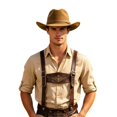 thumbnail image 6 of SRZYMJ Western Cowboy Hat for Men Women Classic Roll Up Fedora Hat, 6 of 7