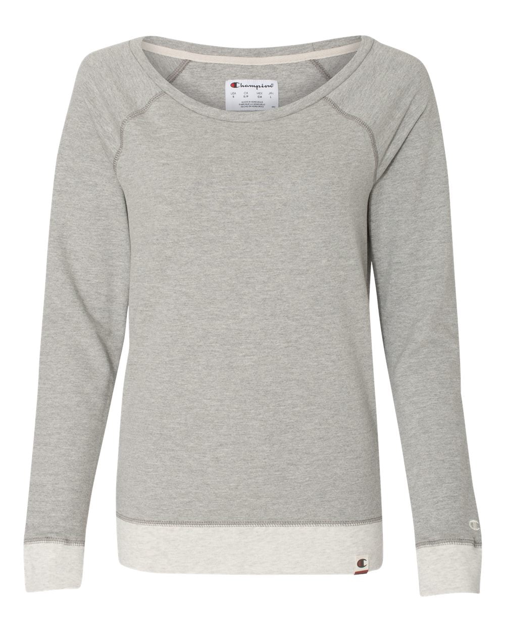 Champion Originals Women's French Terry Boat Neck Sweatshirt
