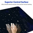 thumbnail image 3 of Heduofu Elements Stars and Planets Mouse Pad, Night Sky with Zodiac Signs Rectangular Mouse Pad, Non-Slip Rubber MousePads for Office Home Laptop,Galaxy Constellations Space Mouse pad  31.5x11.8 in, 3 of 6