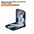 thumbnail image 4 of for Samsung Galaxy Z Flip 5 Case Spring Hinge Protection, Z Flip 5 Case with Ring Holder, All-Inclusive PC Shockproof Cover for Z Flip 5, 4 of 5
