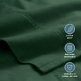 thumbnail image 3 of Bare Home Luxury 100% Cotton Flannel Twin Sheet Set, Deep Pocket, 3-Piece, Forest Green, 3 of 10