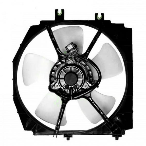 For Mazda 323 / Protege A/C Radiator Fan Assembly 1995 96 97 1998 Driver Side 1.5L For MA3115102 | B6DN-15-150 | E358-15-140 | S:B6BF-15-210A