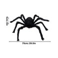 thumbnail image 3 of DAMAI 30" Halloween Spider Decorations,Giant Black Fake Hairy Spiders with Bendable Legs Scary Red Eyes Spider Decor,Scary Spider Prop for Halloween Party Haunt House Home Yard Indoor Outdoor Decor, 3 of 9