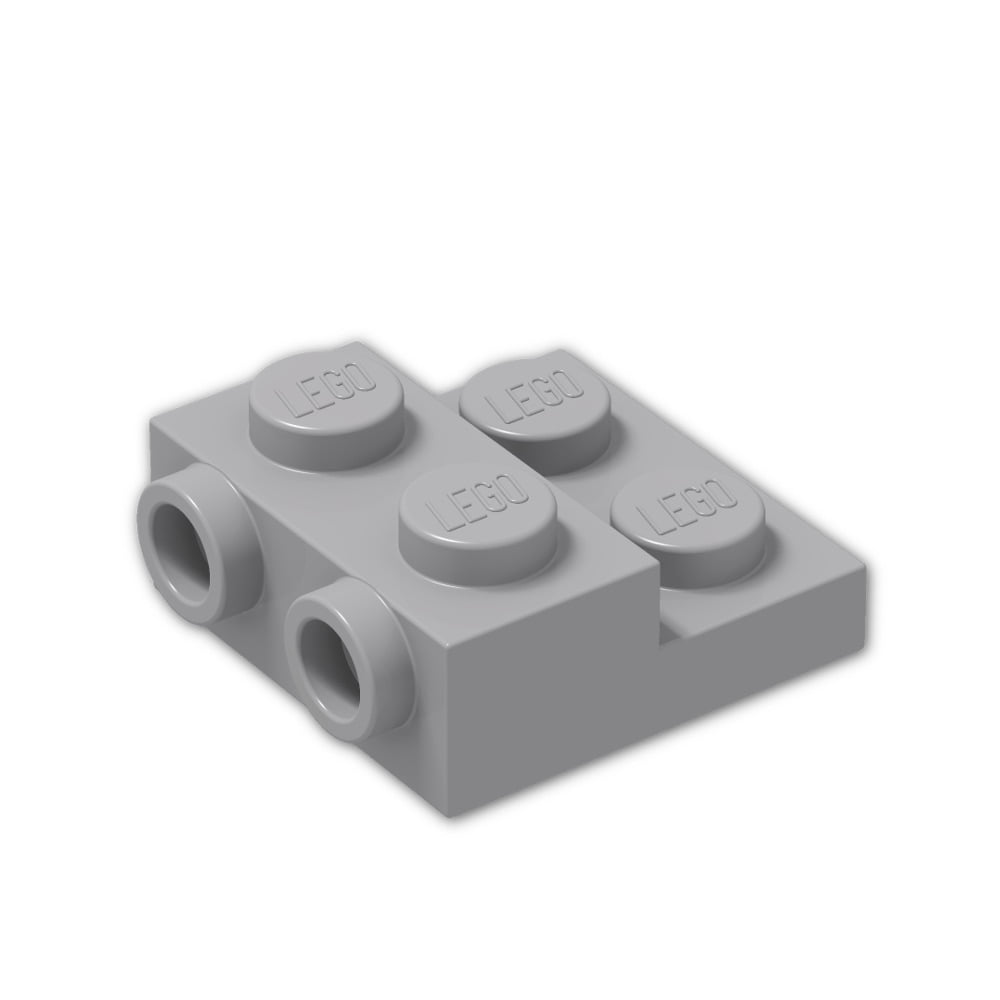 Lego Towbar and Socket Set Black Parts 2 2x2 modified plates