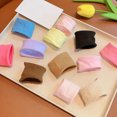 thumbnail image 3 of bestolf Women Hair Ties Pure Color High Elasticity Hair Ropes Large Stretchy Hair Bands Ponytails Braids Hair Accessories, 3 of 8