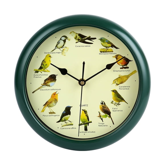 Singing Bird Clock, 25th Anniversary Edition,Premium Cherry