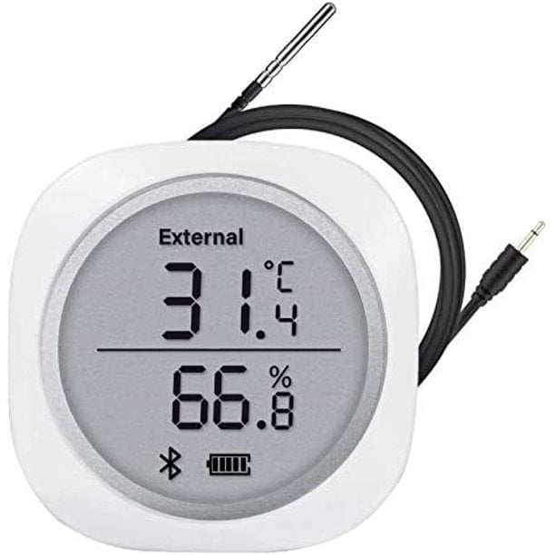 Thermomètre hygromètre, capteur de température et d'humidité sans fil  Bluetooth avec