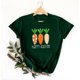 thumbnail image 3 of Mujeres Manga Corta de Verano Tops Pascua Impresa Cuello Redondo, Blusa de Moda Casual para la Primavera, 3 of 5
