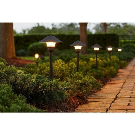 Hampton Bay Low Voltage Bronze Outdoor Integrated Led Light Kit 8 Hampton Bay Low Voltage Bronze Outdoor Integrated Led Light Kit 8 Pack