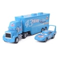 thumbnail image 4 of Disney Pixar Cars 3-camión contenedor de Rayo McQueen para niños, modelo de Metal fundido a presión, juguete de regalo de cumpleaños, 2 piezas, 1:55, 4 of 4