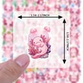 thumbnail image 6 of 35pcs-50pcs Cute Axolotl Sticker Pack Pink Cartoon Stickers for Laptops Suitcase Phone, 6 of 9
