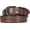Dark-brown, variant on Vintage Stitched Leather Belt, Casual Distressed Jean Belt for Men, Full Grain Leather
