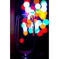 thumbnail image 2 of Burkhart, Monika 11x14 Black Ornate Wood Framed with Double Matting Museum Art Print Titled - Wine Glass Bokeh, 2 of 4