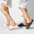 thumbnail image 3 of WILLBEST Robe and Slippers Set Women Men and Women Slippers Bathroom Home Slippers Solid Color Flat Bottom Home Sandals, 3 of 5
