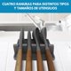 thumbnail image 2 of Soporte Utensilios de Cocina de Silicona, Porta cucharas de Cocina, Soporte para Cucharones, Espátulas, Pinzas, Resistente al calor y Con bandeja Antigoteo, 2 of 5
