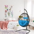 thumbnail image 1 of Patiojoy Chaise Hamac Hamac Coussinée Balançoire Hamac Chaise Oeuf Suspendue Intérieur Extérieur, 1 of 5