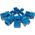 thumbnail image 4 of iMBAPrice Keystone Punch Down Jack Cat5e RJ45 Cable Connectors & Wire - Blue, 25 Count per Pack, 4 of 5