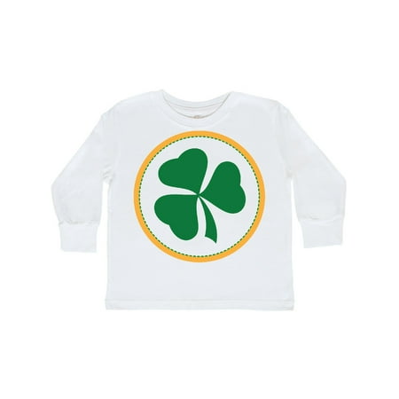 

Inktastic Shamrock St Patricks Day logo Gift Toddler Boy or Toddler Girl Long Sleeve T-Shirt