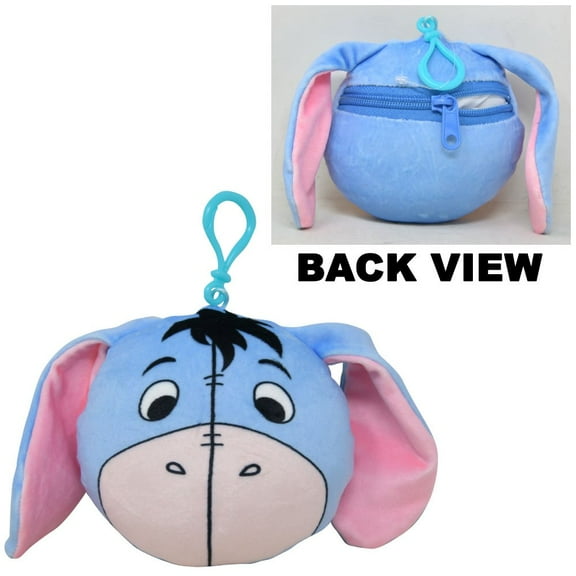Eeyore 6" Plush Head Zipper Pull